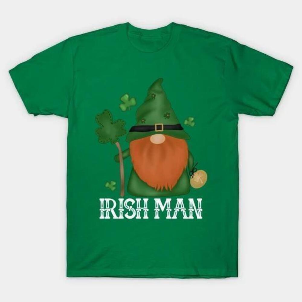 St Patricks Day Gnome Proud Irishman Tshirt
